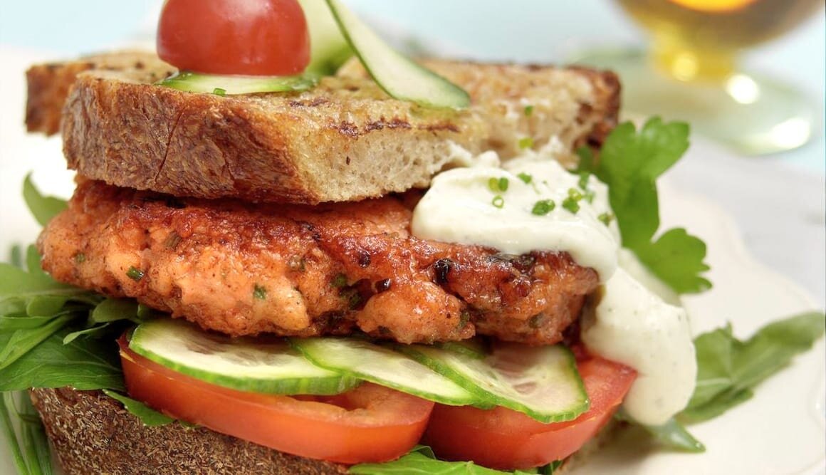 Sandwich de Saumon de Norvège 