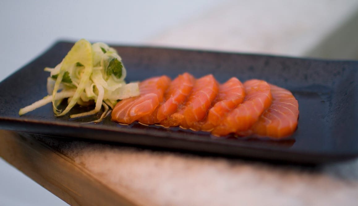 Saumon de Norvège à la sauce ponzu