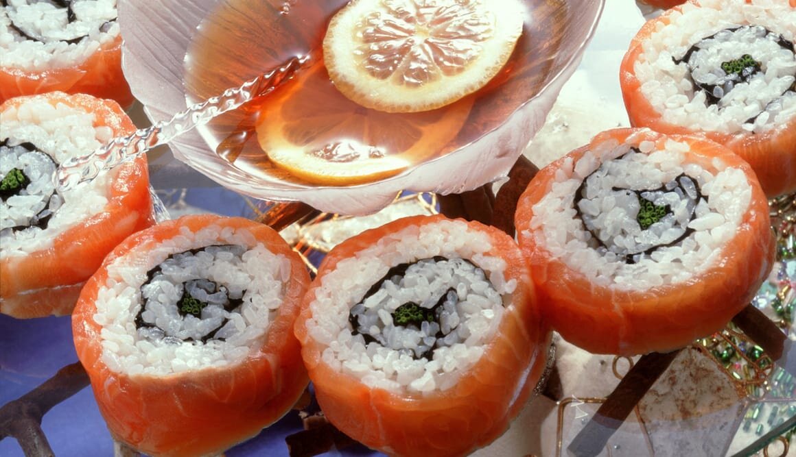 California rolls au Saumon de Norvège 