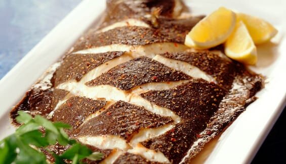 Flétan blanc de Norvège rôti au poivre