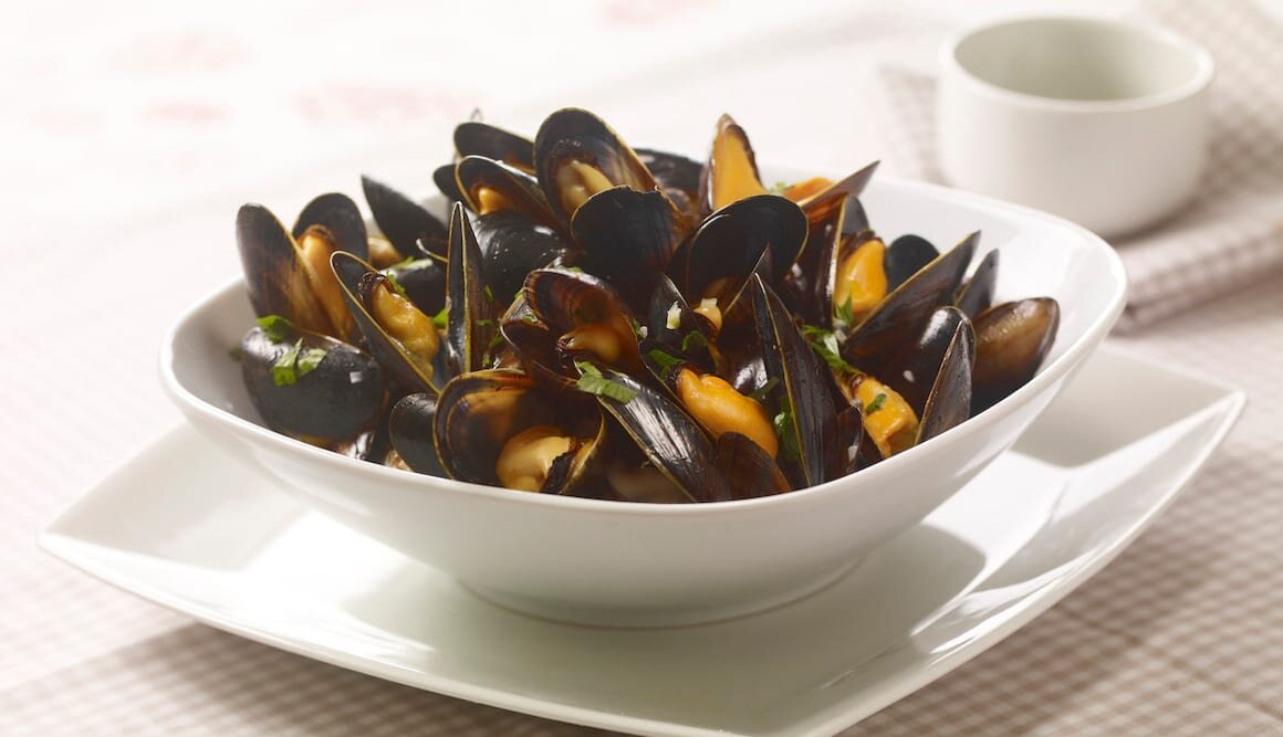 Moules de Norvège à la bière