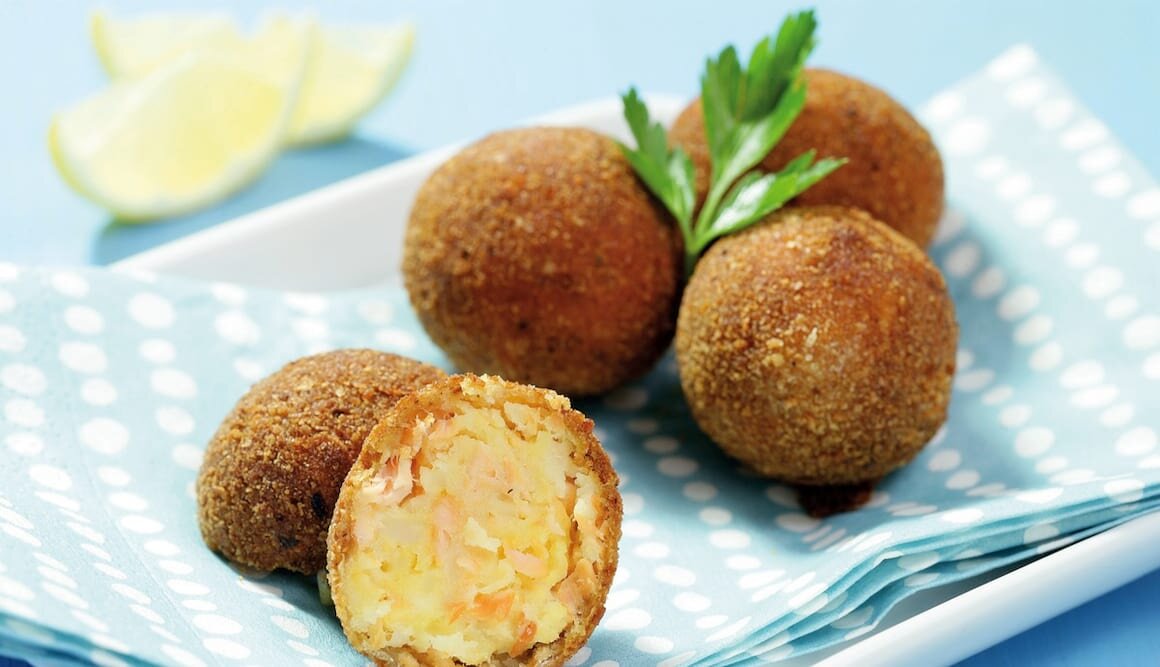Croquette de Saumon de Norvège et pommes de terre