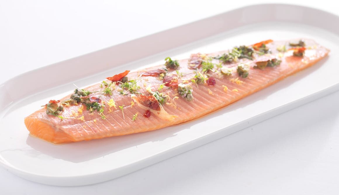 Truite des Fjords à la façon de Navarre revisitée