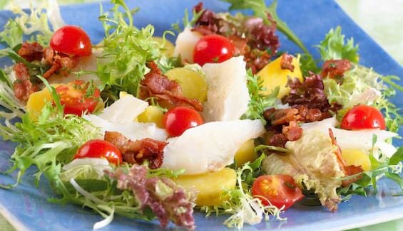 Salade de Morue de Norvège et tomates