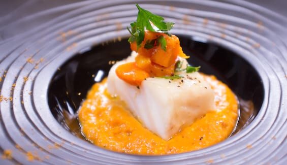 Cabillaud de Norvège et purée de courge butternut au curry