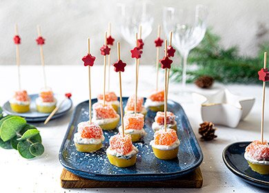 Bouchées au saumon de Norvège et à la coco