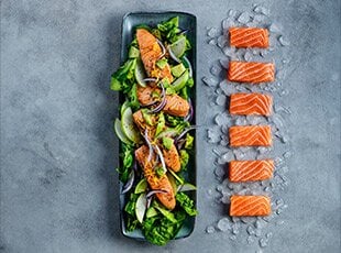 Saumon de Norvège au citron cuit au four