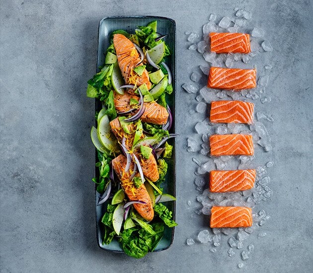 Saumon de Norvège au citron cuit au four